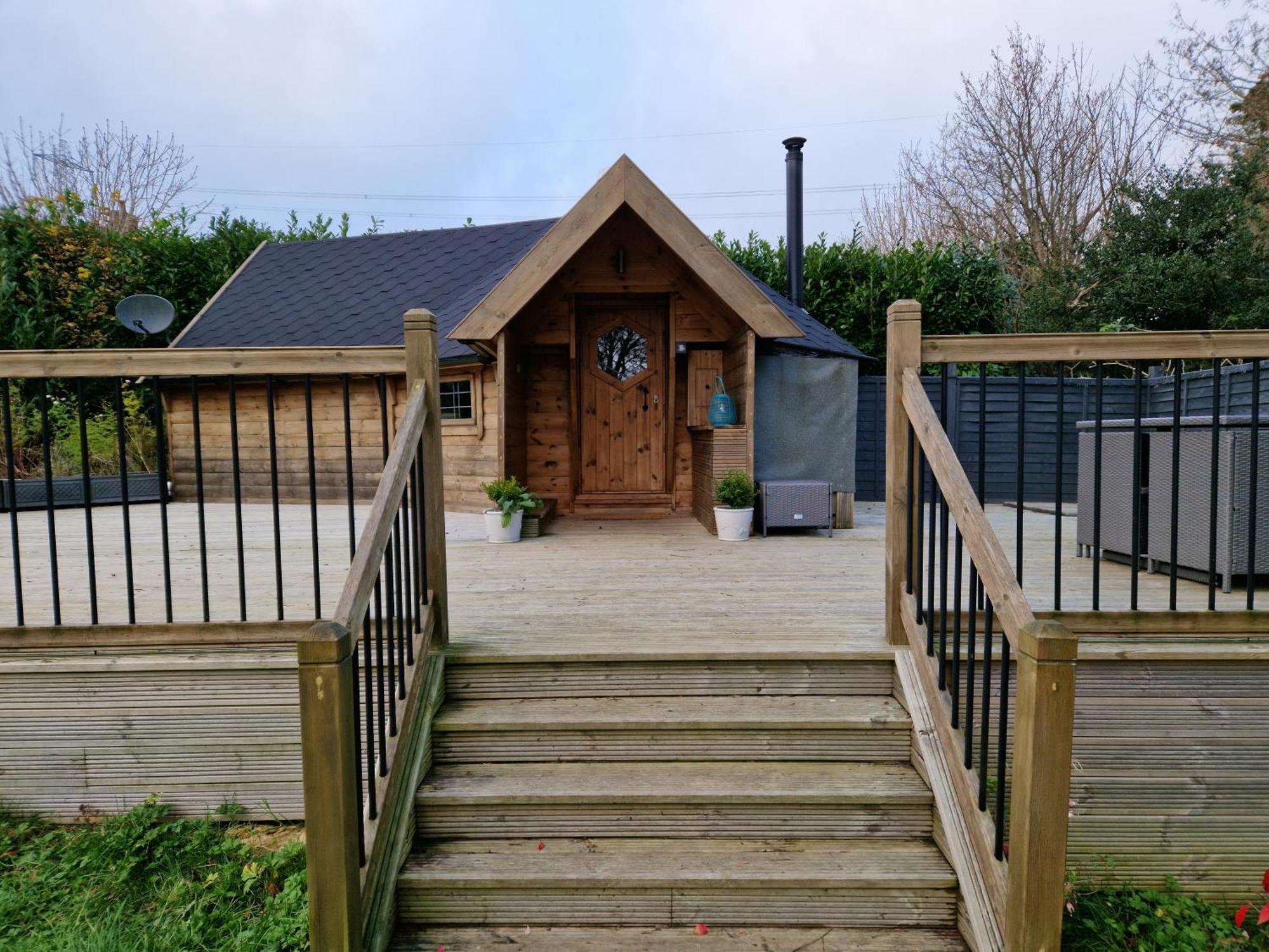 The Hive - Unique Log Cabin With Wood Burning Stove Ludchurch Extérieur photo